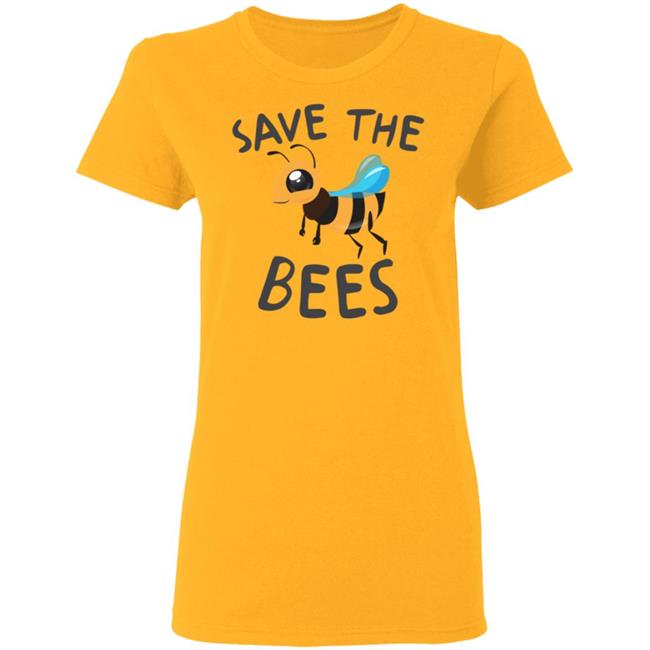 Save The Bees Shirt Save The Bees Cartoon Cute White Shirt Save The Bees Shirt Save The Bees Cartoon Cute White Shirt