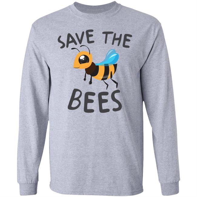 Save The Bees Shirt Save The Bees Cartoon Cute White Shirt Save The Bees Shirt Save The Bees Cartoon Cute White Shirt