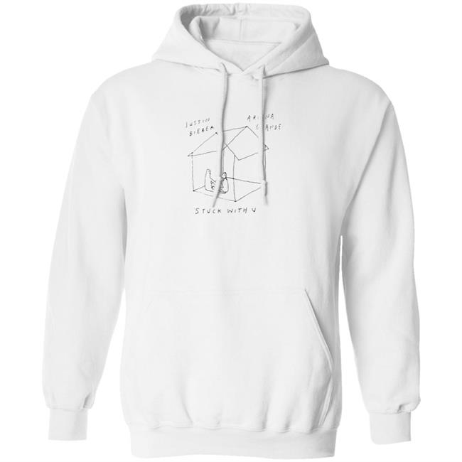 Stuck With U Hoodie Justin Bieber & Ariana Grande Stuck With U Hooded Sweatshirt