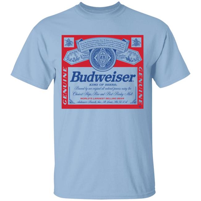 Vintage Junk Food Budweiser White T Shirt Vintage Junk Food Budweiser White T Shirt