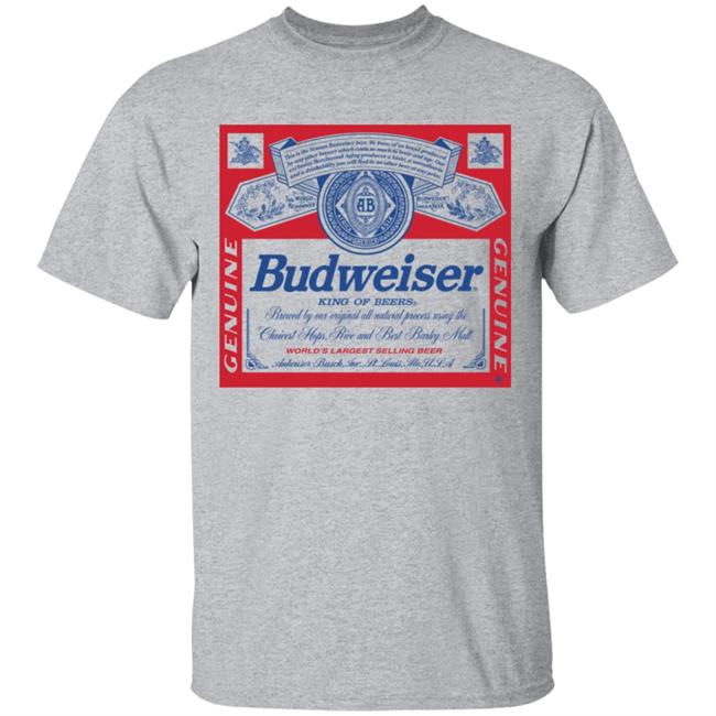 Vintage Junk Food Budweiser White T Shirt Vintage Junk Food Budweiser White T Shirt