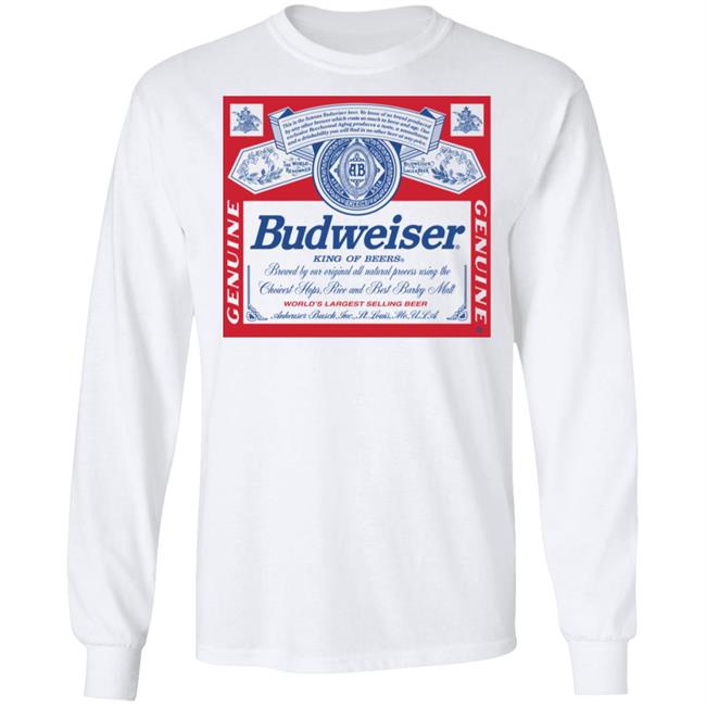 Vintage Junk Food Budweiser White T Shirt Vintage Junk Food Budweiser White T Shirt