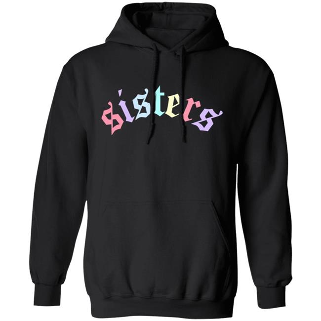 Sisters Apparel Gumdrop Glitter Hoodie Gumdrop Glitter Sisters Apparel Black Hooded Sweatshirt