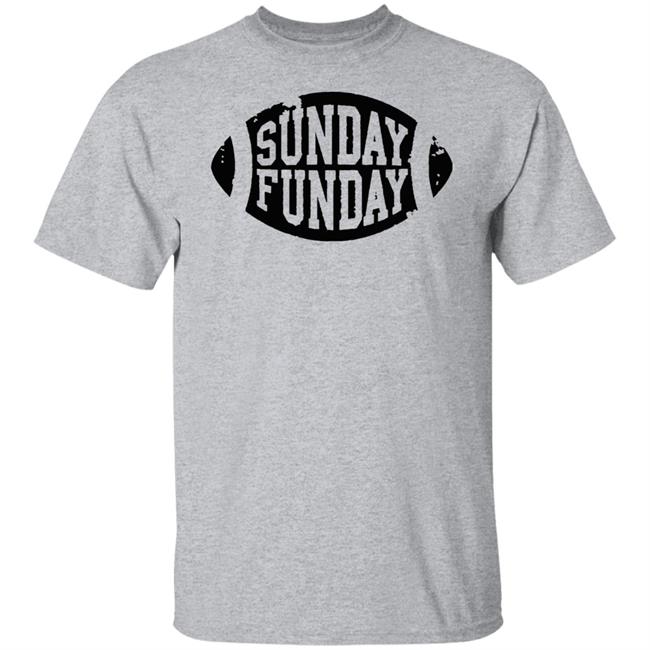 NWT Sunday Funday Football White Shirt NWT NWT Sunday Funday Football White Shirt NWT