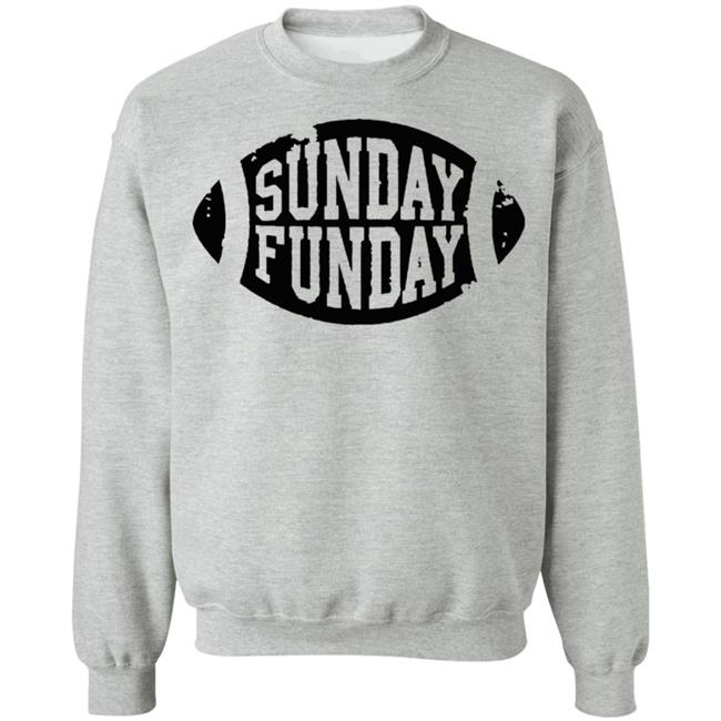 NWT Sunday Funday Football White Shirt NWT NWT Sunday Funday Football White Shirt NWT