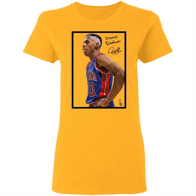 Dennis Rodman Bad Boy Basketball Pictions 10 White Shirt Dennis Rodman Bad Boy Basketball Pictions 10 White Shirt