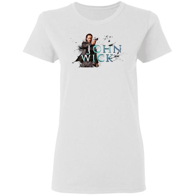 Men Joihn Wick Movie Release White Shirt Men Joihn Wick Movie Release White Shirt