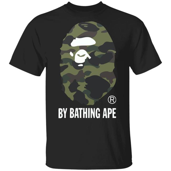 1st Camo By Bathing Ape Shirt A Bathing Ape Black T Shirts