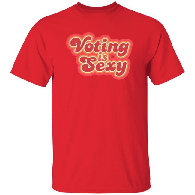 Voting Is Sexy T Shirt Zach Braff