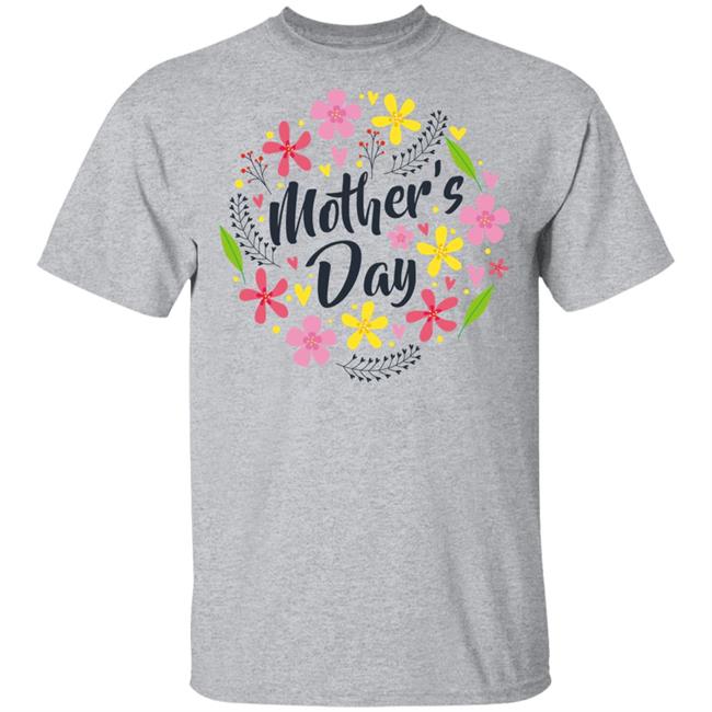 Mothers Day Shirt White Mothers Day Flower T Shirts Mothers Day Shirt White Mothers Day Flower T Shirts