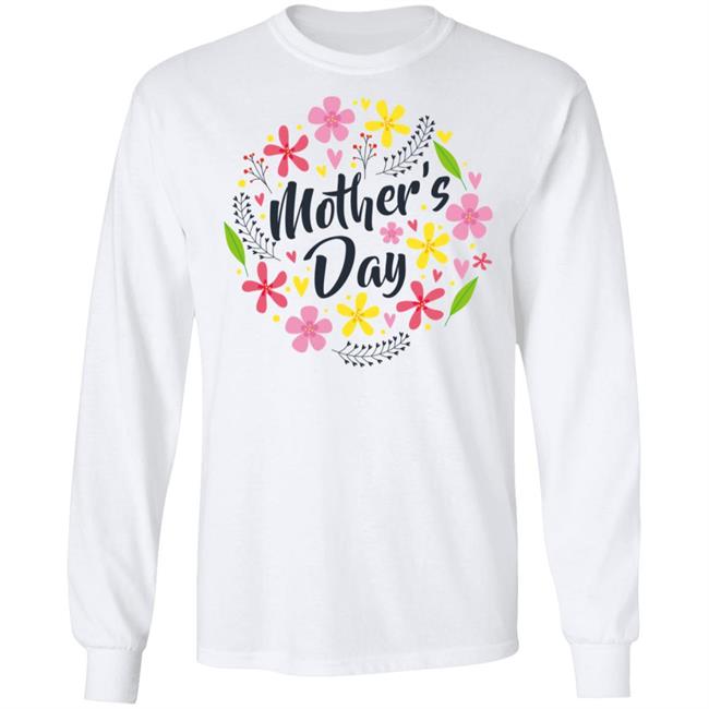 Mothers Day Shirt White Mothers Day Flower T Shirts Mothers Day Shirt White Mothers Day Flower T Shirts