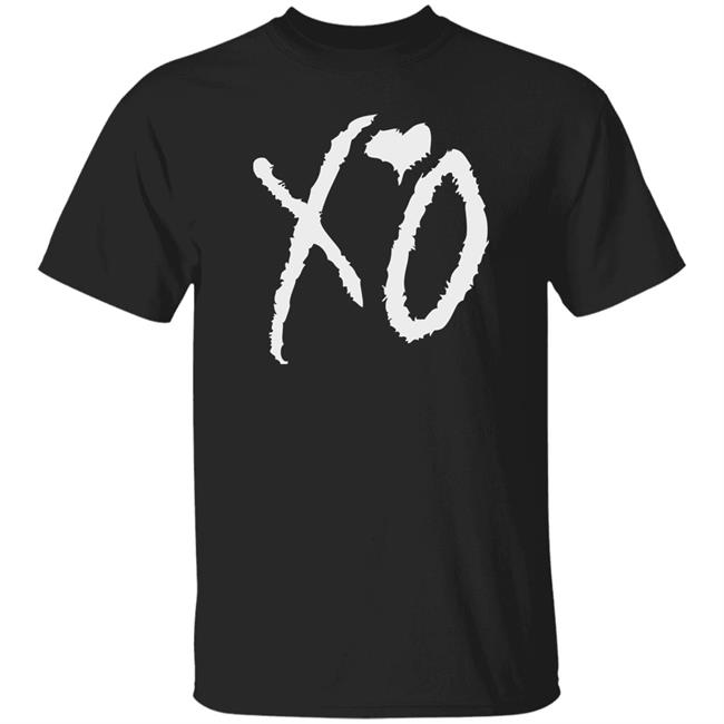 The Weeknd Xo Classic Logo Shirt Xo Classic Logo The Weeknd Black T Shirt