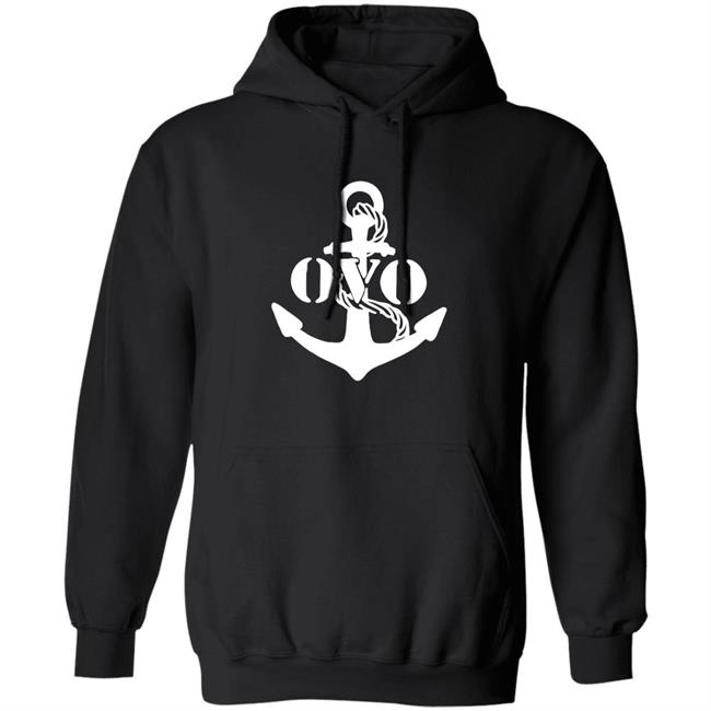 Ovo Nautical Indigo Fleece Hoodie Nautical Indigo Fleece Ovo Black Hooded Sweatshirt