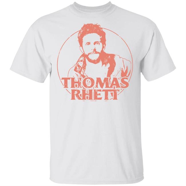 Thomas Rhett TR Illustration Vintage White T Shirt