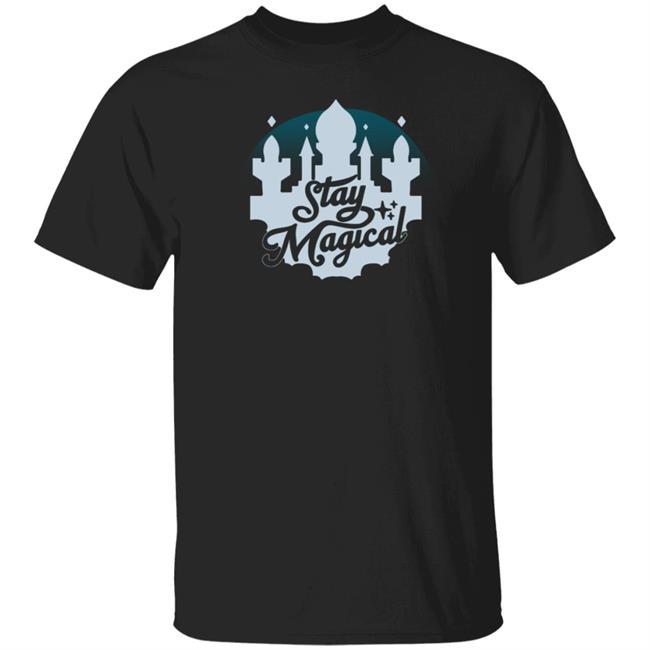 Sean Maguire's "Stay Magical" Tees Stands