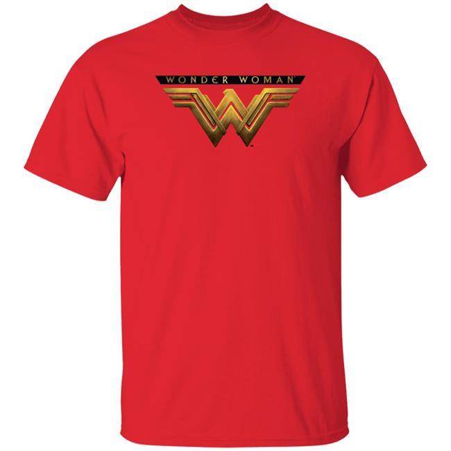 Wonder Woman Logo Red New T Shirt