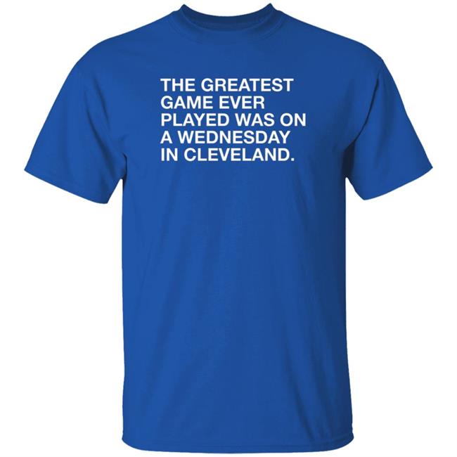 The Greatest Game Ever Played Shirt