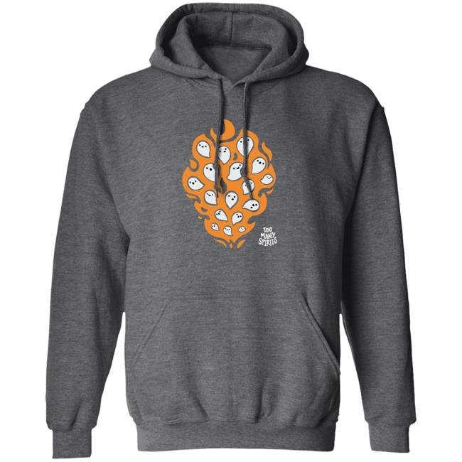 Watcher Merch Too Many Spirits Ghosties Flame Tee Watcher Merch Too Many Spirits Ghosties Flame Tee