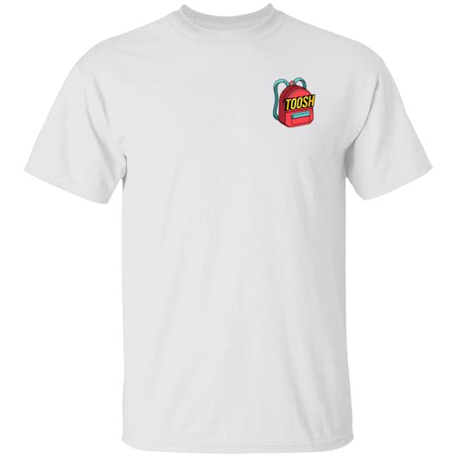 Toosh Backpack Side Logo T Shirt Daltoosh Merch