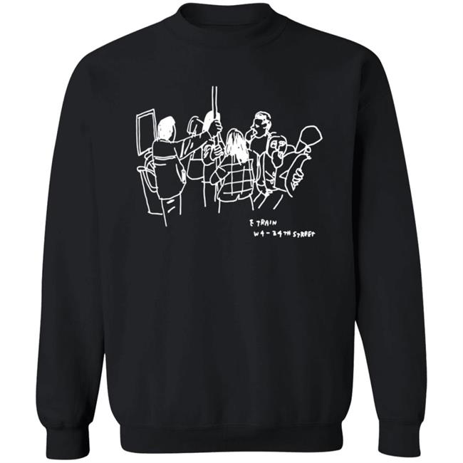 Uniqlo Jason Polan E Train SweatShirt Uniqlo Jason Polan E Train SweatShirt