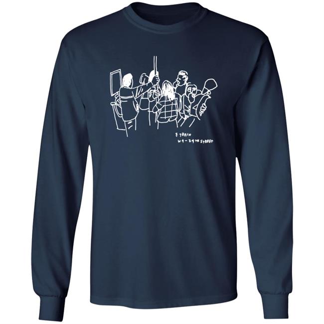 Uniqlo Jason Polan E Train SweatShirt Uniqlo Jason Polan E Train SweatShirt