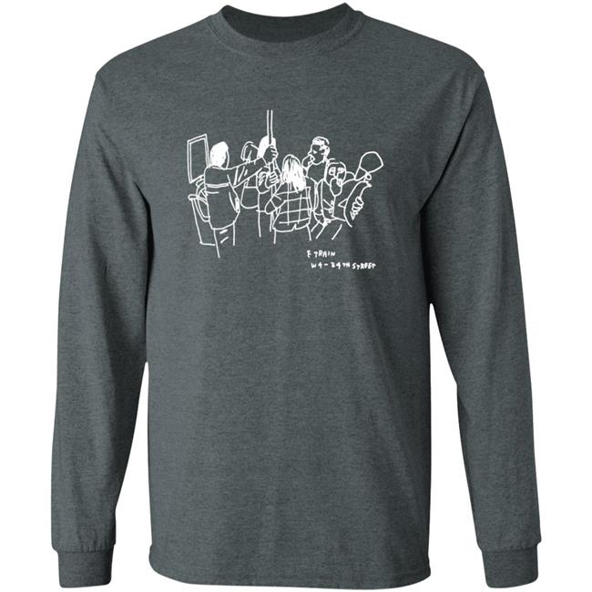 Uniqlo Jason Polan E Train SweatShirt Uniqlo Jason Polan E Train SweatShirt