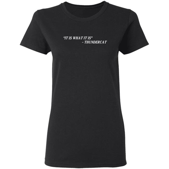 Thundercat It Is What It Is Tee Shirt Thundercat It Is What It Is Tee Shirt