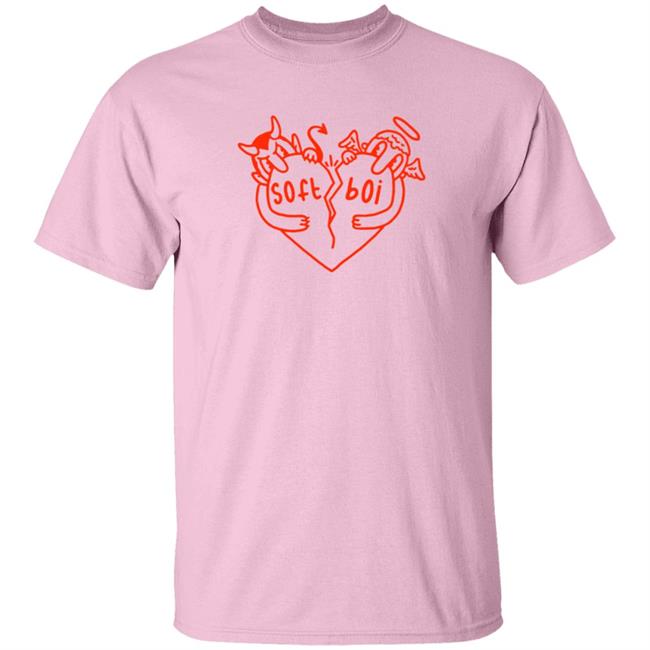 Soft Boi Merch Devil Angel Tee Pink