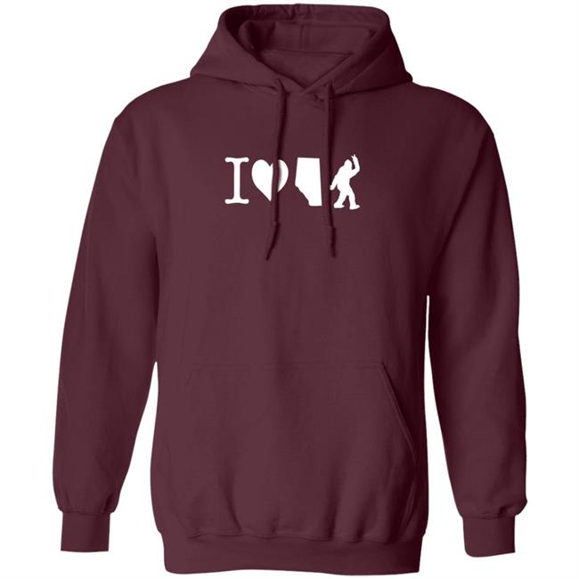The Big Steak Merch I Love Alberta Bigfoot T Shirt The Big Steak Merch I Love Alberta Bigfoot T Shirt