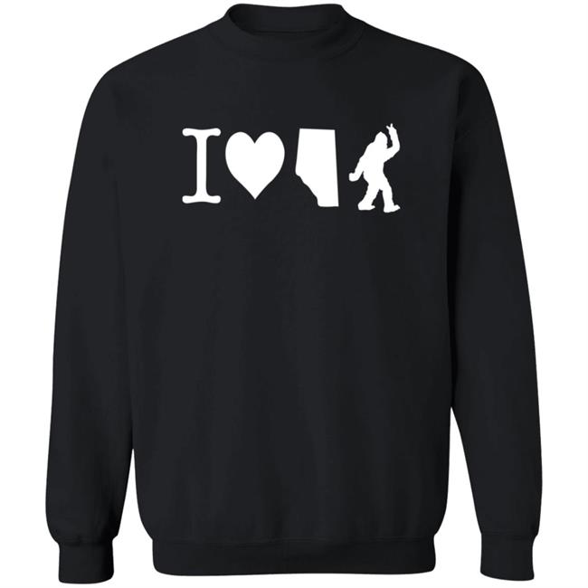 The Big Steak Merch I Love Alberta Bigfoot T Shirt The Big Steak Merch I Love Alberta Bigfoot T Shirt