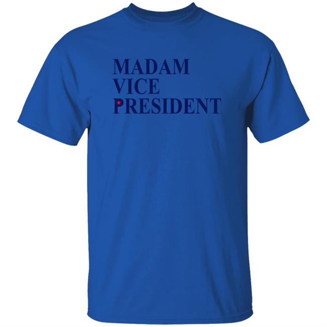 Shop Madeindc Madam Vice President Shirt Kamala Harris Bailiwick Clothing