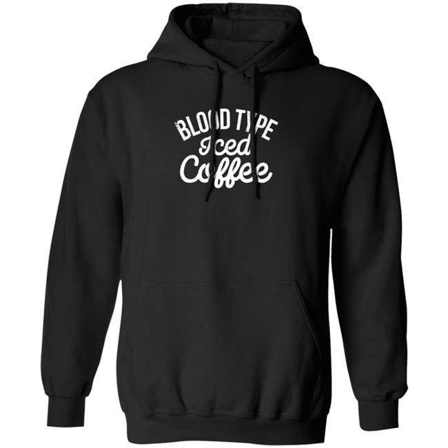 The White Man's English Blood Type Iced Coffee T Shirt The White Man's English Blood Type Iced Coffee T Shirt