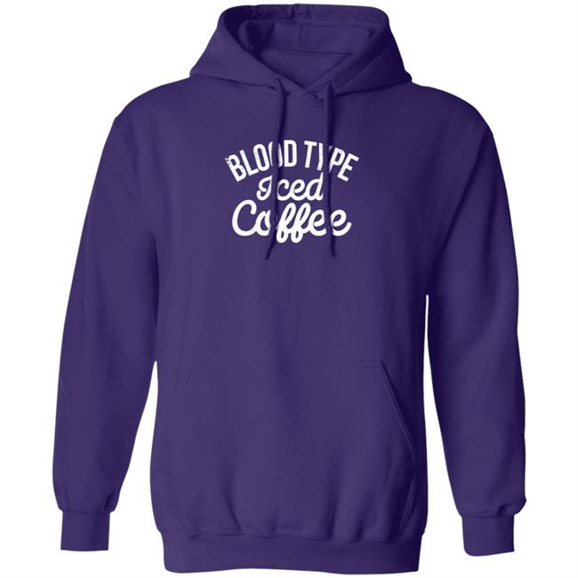 The White Man's English Blood Type Iced Coffee T Shirt The White Man's English Blood Type Iced Coffee T Shirt