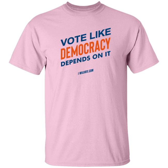 The Democrats Store Vote Like Democracy Depends On It T Shirt