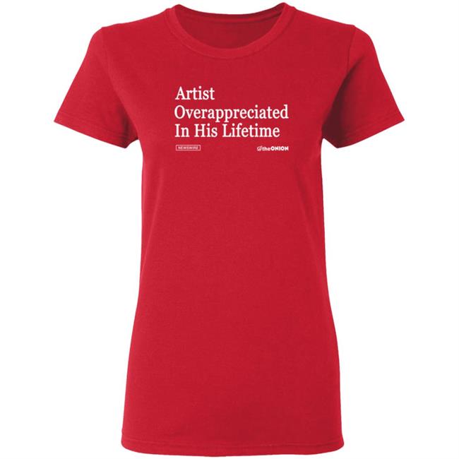 The Onion Artist Overappreciated Headline T-Shirt The Onion Artist Overappreciated Headline T-Shirt