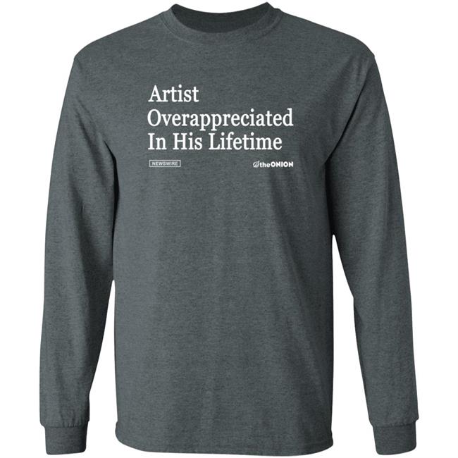 The Onion Artist Overappreciated Headline T-Shirt The Onion Artist Overappreciated Headline T-Shirt