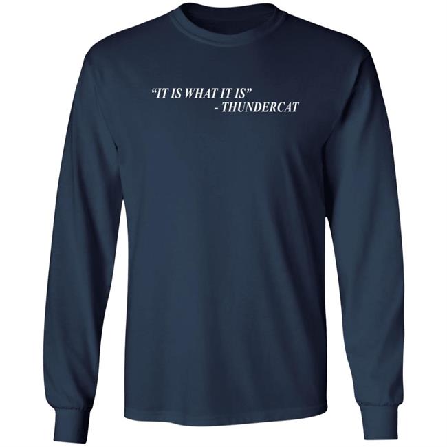 Thundercat Merch It Is What It Is Shirt Thundercat Merch It Is What It Is Shirt