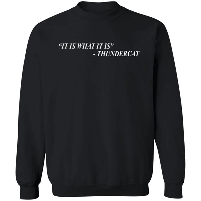 Thundercat Merch It Is What It Is Shirt Thundercat Merch It Is What It Is Shirt