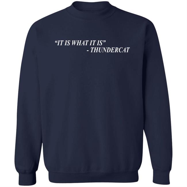 Thundercat Merch It Is What It Is Shirt Thundercat Merch It Is What It Is Shirt