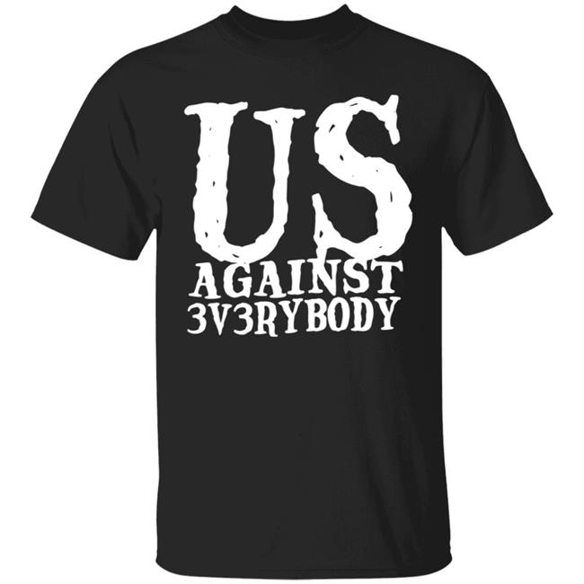 Ua3 Clothing Merch US Against 3v3rybody Shirt