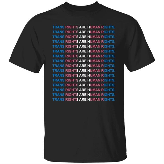 Trans Right Are Human Rights Shirt Transgender LGBTQ Pride