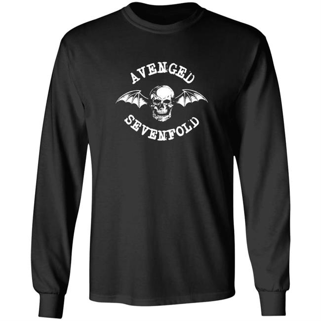 Avenged Sevenfold Merch Classic Deathbat Long Sleeve Tee